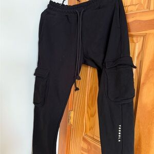 YoungLA Black Joggers